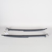 1990-1998 Porsche 911 964 993 Coupe Quarter Window Trim Pair Black OEM Used