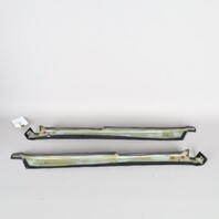 1990-1998 Porsche 911 964 993 Coupe Quarter Window Trim Pair Black OEM Used