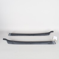 1990-1998 Porsche 911 964 993 Coupe Quarter Window Trim Pair Black OEM Used