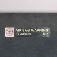 2006-2010 Porsche Cayenne Left Driver Sun Visor Alcantara OEM