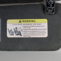 2006-2010 Porsche Cayenne Left Driver Sun Visor Alcantara OEM