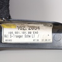 1999-2004 Porsche 911 Boxster Fuse Box Kick Panel Carpet Black OEM