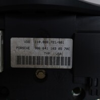 2000 Porsche Boxster 2.7 Speedometer Instrument Cluster 98664110305 OEM