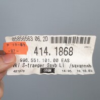 1999-2004 Porsche 911 Boxster Fuse Box Kick Panel Carpet Beige OEM