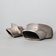 1995-1998 Porsche 911 993 Exhaust Muffler Tip Right Left Pair Set OEM