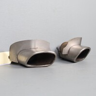 1995-1998 Porsche 911 993 Exhaust Muffler Tip Right Left Pair Set OEM