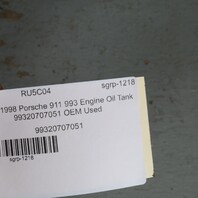 1995-1998 Porsche 911 993 Engine Oil Tank 99320707051 OEM Used