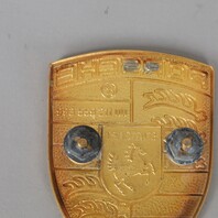 Porsche 911 Boxster Cayenne Hood Emblem Crest Badge 99355921100 OEM Used