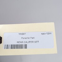1997-2012 Porsche Boxster Cayman Rear Brake Calipers Brembo Set Black OEM Used