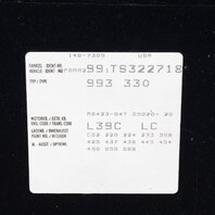 1995-1998 Porsche 911 993 Hood 99351101001 OEM Used