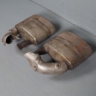 1995-1998 Porsche 911 993 Exhaust Muffler Right Left Pair 99311104504 OEM Used