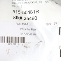 2011-2018 Porsche Cayenne Right Front Spindle Knuckle Hub 95834115600 OEM Used