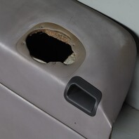 1995-1998 Porsche 911 993 Coupe Rear Package Tray Classic Grey M490 OEM Used