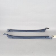 1990-1998 Porsche 911 964 993 Coupe Quarter Window Trim Pair Blue OEM Used
