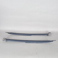 1990-1998 Porsche 911 964 993 Coupe Quarter Window Trim Pair Blue OEM Used