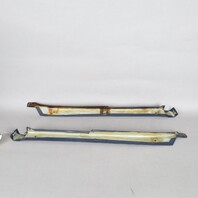 1990-1998 Porsche 911 964 993 Coupe Quarter Window Trim Pair Blue OEM Used