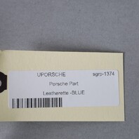 1990-1998 Porsche 911 964 993 Coupe Quarter Window Trim Pair Blue OEM Used