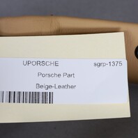 1990-1998 Porsche 964 993 Coupe Quarter Window Trim Pair Beige Leather OEM Used