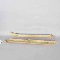 1990-1998 Porsche 964 993 Coupe Quarter Window Trim Pair Beige Leather OEM Used