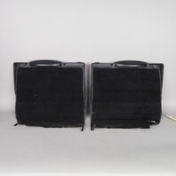 1995-1998 Porsche 911 993 Coupe Rear Seat Backrest Pair Black OEM Used