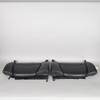 1995-1998 Porsche 911 993 Coupe Rear Seat Backrest Pair Black OEM Used