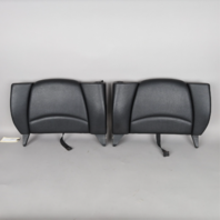 1995-1998 Porsche 911 993 Coupe Rear Seat Backrest Pair Black OEM Used