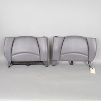 1995-1998 Porsche 911 993 Coupe Rear Seat Backrest Pair Grey OEM Used