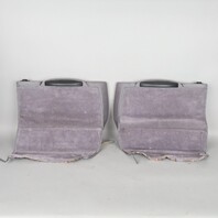 1995-1998 Porsche 911 993 Coupe Rear Seat Backrest Pair Grey OEM Used