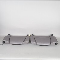 1995-1998 Porsche 911 993 Coupe Rear Seat Backrest Pair Grey OEM Used