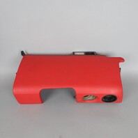 2005-2012 Porsche 911 Boxster Cayman Left Dash Knee Pad Leather Red OEM Used