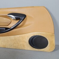 1999-2004 Porsche Boxster 986 Left Door Panel Leatherette Beige OEM Used