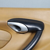 1999-2004 Porsche Boxster 986 Left Door Panel Leatherette Beige OEM Used