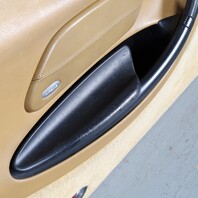 1999-2004 Porsche Boxster 986 Left Door Panel Leatherette Beige OEM Used
