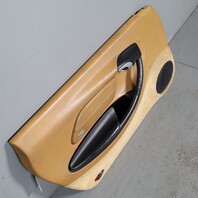 1999-2004 Porsche Boxster 986 Left Door Panel Leatherette Beige OEM Used