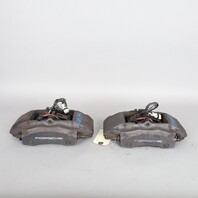 1997-2012 Porsche Boxster Cayman Front Brake Calipers Brembo Set Black OEM Used