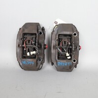 1997-2012 Porsche Boxster Cayman Front Brake Calipers Brembo Set Black OEM Used