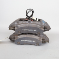 1997-2012 Porsche Boxster Cayman Front Brake Calipers Brembo Set Black OEM Used