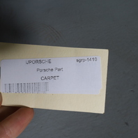 1997-2004  Porsche Boxster 986 Floor Carpet Graphite Grey 98655101102 OEM Used