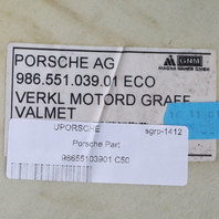 1997-2004 Porsche Boxster 986 Engine Cover Carpet Grey 98655103901 OEM Used