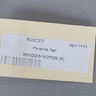 1999-2002 Porsche Boxster 986 Right Door Window Motor 98662410202 OEM Used