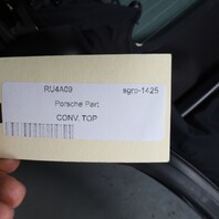 1997-2002 Porsche Boxster Convertible Top Metropole Black 98656191506 OEM Used