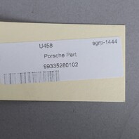 1995-1998 Porsche 911 993 Rear Brake Rotor Backing Plate 99335280102 OEM Used