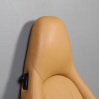 1995-1998 Porsche 911 993 Front Seat Upper Backrest Beige Leather OEM Used