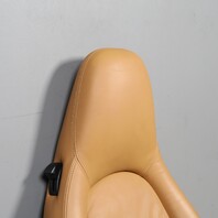 1995-1998 Porsche 911 993 Front Seat Upper Backrest Beige Leather OEM Used