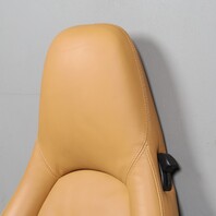 1995-1998 Porsche 911 993 Front Seat Upper Backrest Beige Leather OEM Used