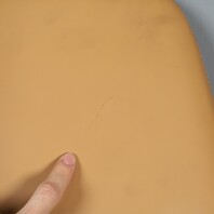 1995-1998 Porsche 911 993 Front Seat Upper Backrest Beige Leather OEM Used