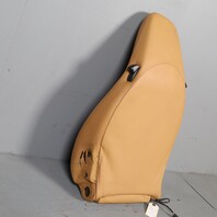 1995-1998 Porsche 911 993 Front Seat Upper Backrest Beige Leather OEM Used