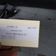 1995-1998 Porsche 911 993 Front Seat Upper Backrest Black OEM Used