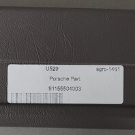 1990-1998 Porsche 911 993 Right Door Panel Pocket Lid Classic Grey OEM Used