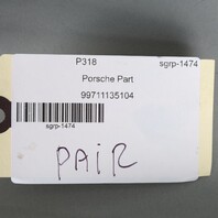 2005-2008 Porsche 911 3.8 Exhaust Muffler Tip Pair 99711135104 OEM Used